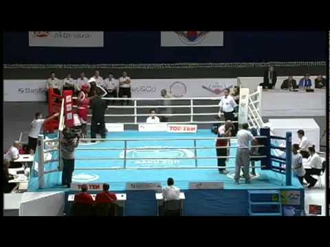 Super Heavy (+91kg) R16- Thompson Lenroy (USA) VS Zuyeu Viktar (BLR) -2011 AIBA World Champs
