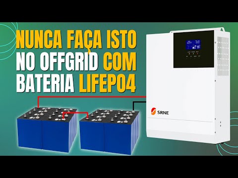 Pack LifePO4 16S em Híbrido OffGrid 24V – É Possível?