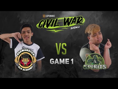 Badmanatics.AA vs Idle Spirits (BO3) Game 1 - Lupon Civil War: Season 2