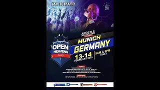 Open Heaven - Munich Germany,  Day 1 Evening with Apostle Johnson Suleman