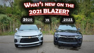 2020 Chevy BLAZER vs 2021 Chevy BLAZER - 4 BIG DIFFERENCES - Here is what's new!