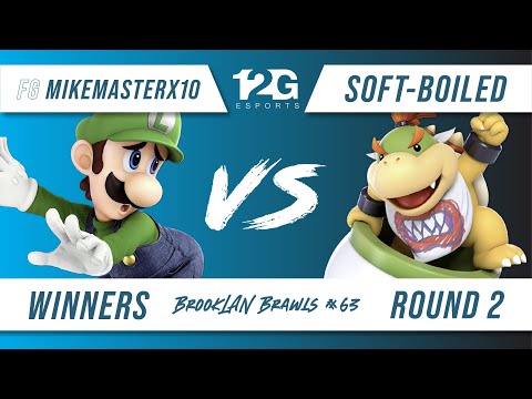 BrookLAN Brawls 63 - FG | MikemasterX10 (Luigi) v. Soft-Boiled (Bowser Jr.) - Winners Round 2