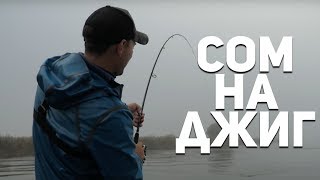 Как поймать сома на джигу