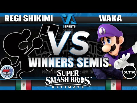 Regi Shikimi (Game & Watch) vs WaKa (Luigi) - Ultimate Winners Semi-Final - VA Esports Online Open