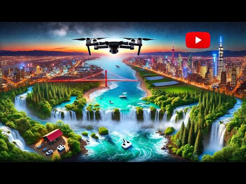 Spectacular Drone Journey: Waterfalls, Night Cities, Sea & Forest | DJI Adventure