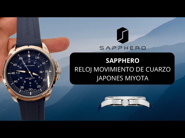 Vídeo relacionado con SAPPHERO Reloj Hombre Cronografo Analógico Movimiento de Cuarzo 50M Impermeable Banda de Acero Inoxidable Clásico Casual Diseñador Relojes Elegante Regalo para Hombres