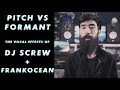 PITCH SHIFTING VS FORMANT SHIFTING