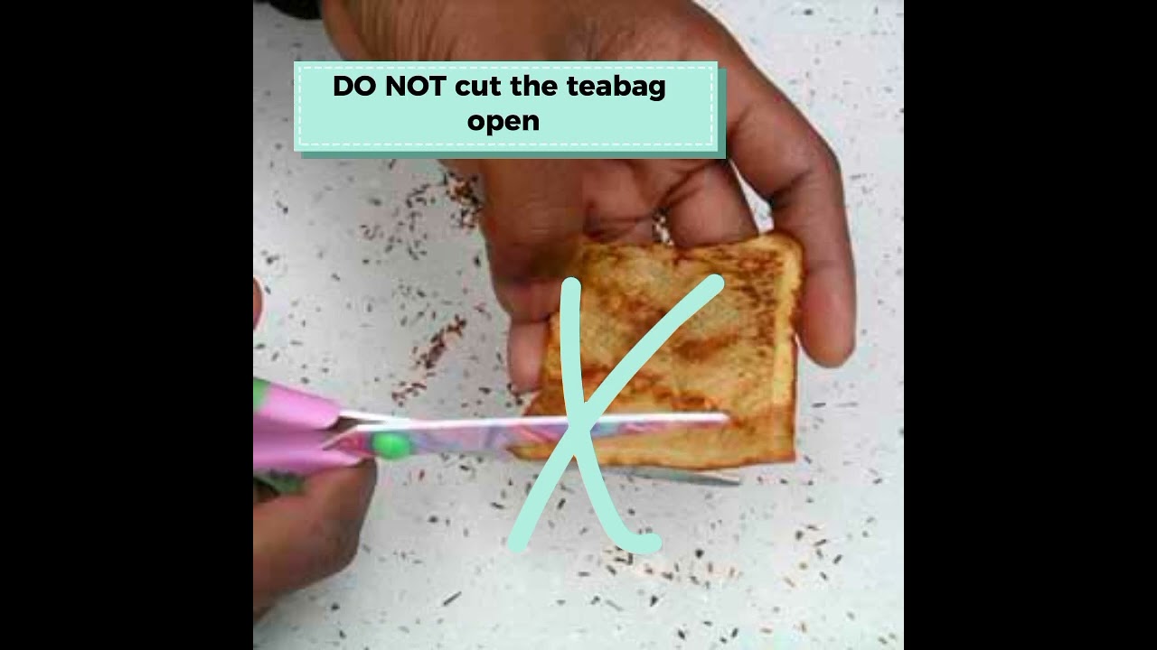 T-Bags Tutorial: How to correctly empty teabags