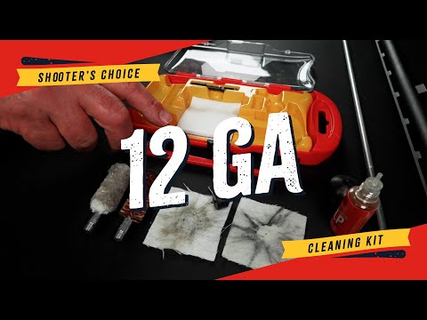 New! Shooter's Choice 12 Gauge Shotgun Cleaning Kit with Sectional Rods and Swivel Handle