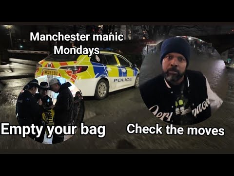 Manchester MANIC  Monday KICKS OFF!! LAUGHING MIGRANT don't film me!!!