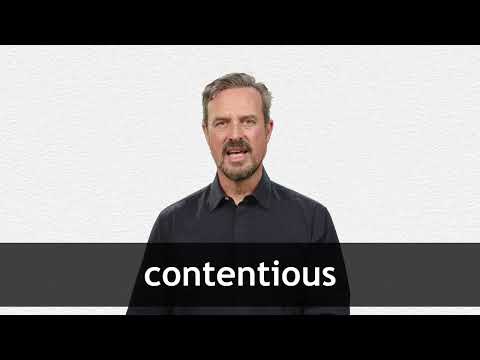 Contentious definition and meaning | Collins English Dictionary Contentious Definition And Meaning | Collins English Dictionary