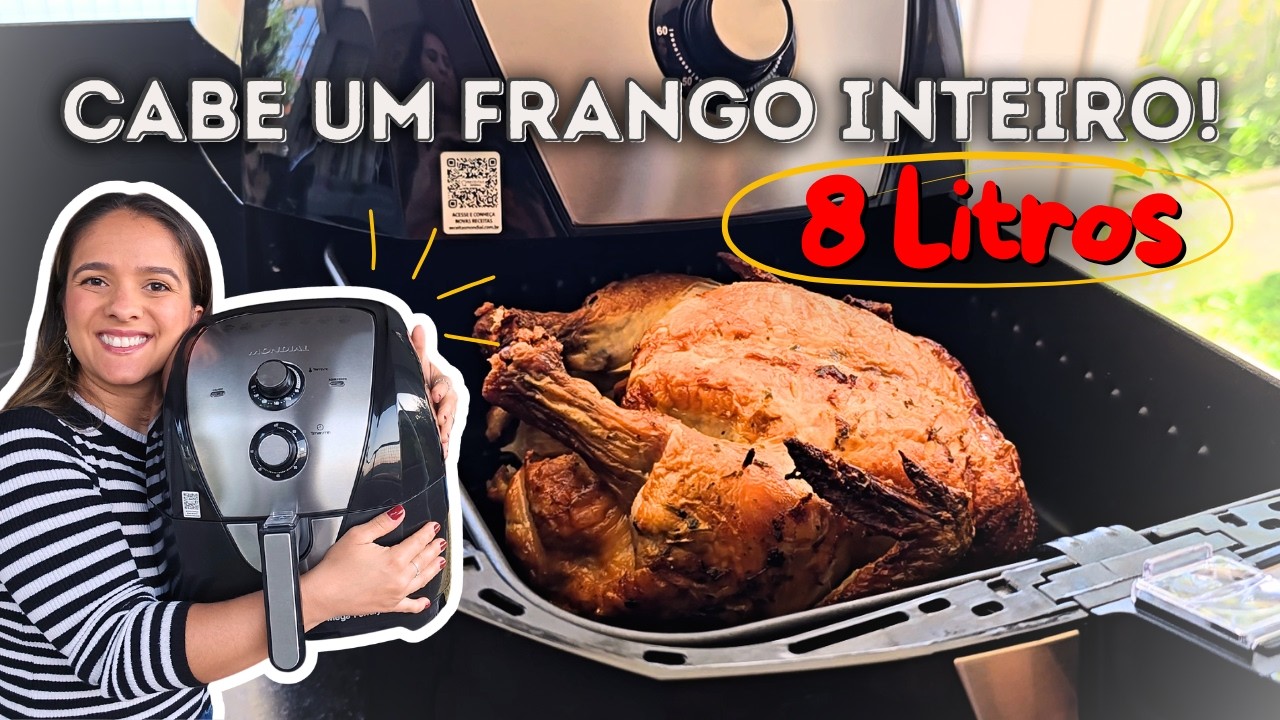 Miniatura da avaliação em vídeo de Fritadeira Sem Óleo Mondial Afd-80-Bi 8L
