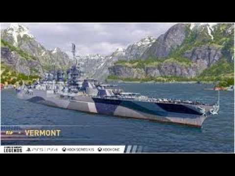 World of Warships: Legends Vermont New Personal Damage Record