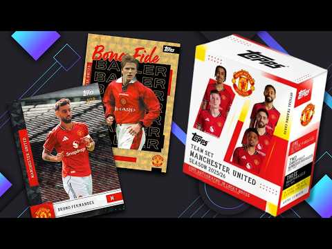 Opening The *NEW* Topps Manchester United FC Team Set 25/26!