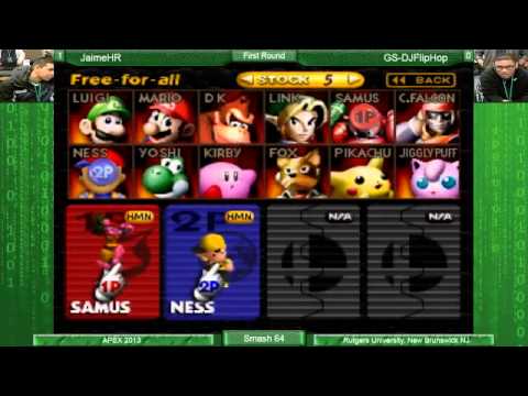 APEX 2013 SSB64: JaimeHR vs DJ FlipHop