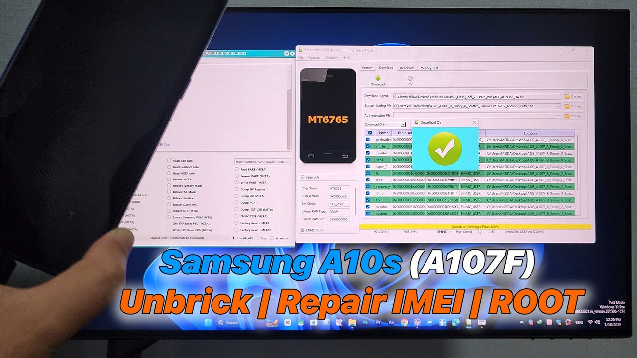 Samsung A10s (A107F) Unbrick | Repair IMEI | ROOT