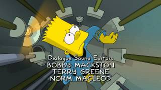 Simpsons star trek end credits.