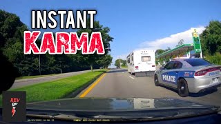 INSTANT KARMA BEST | Drivers busted by cops for speeding, brake checks, Bad driving| Instantjustice!