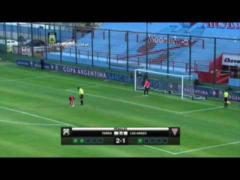 La definición por penales. Ferro 3 (4) - Los Andes 3 (1). 16avos. Copa Argentina 2015. FPT