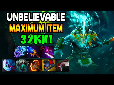 JUGGERNAUT - UNBELIEVABLE MAXIMUM ITEM - INTENSE 32 KILL - CRAZY TEAM FIGHT - DOTA 2 GAMEPLAY