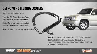 Power Steering Cooler 1999-13 GM SUV/Truck V8, 2002-04 Cadillac - video thumbnail 3