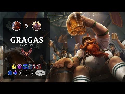 Gragas Top vs Jayce - EUW Grandmaster Patch 12.7