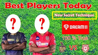 IPL 2020 - KKR vs KXIP | Best Players today | Dream 11 team Predictions