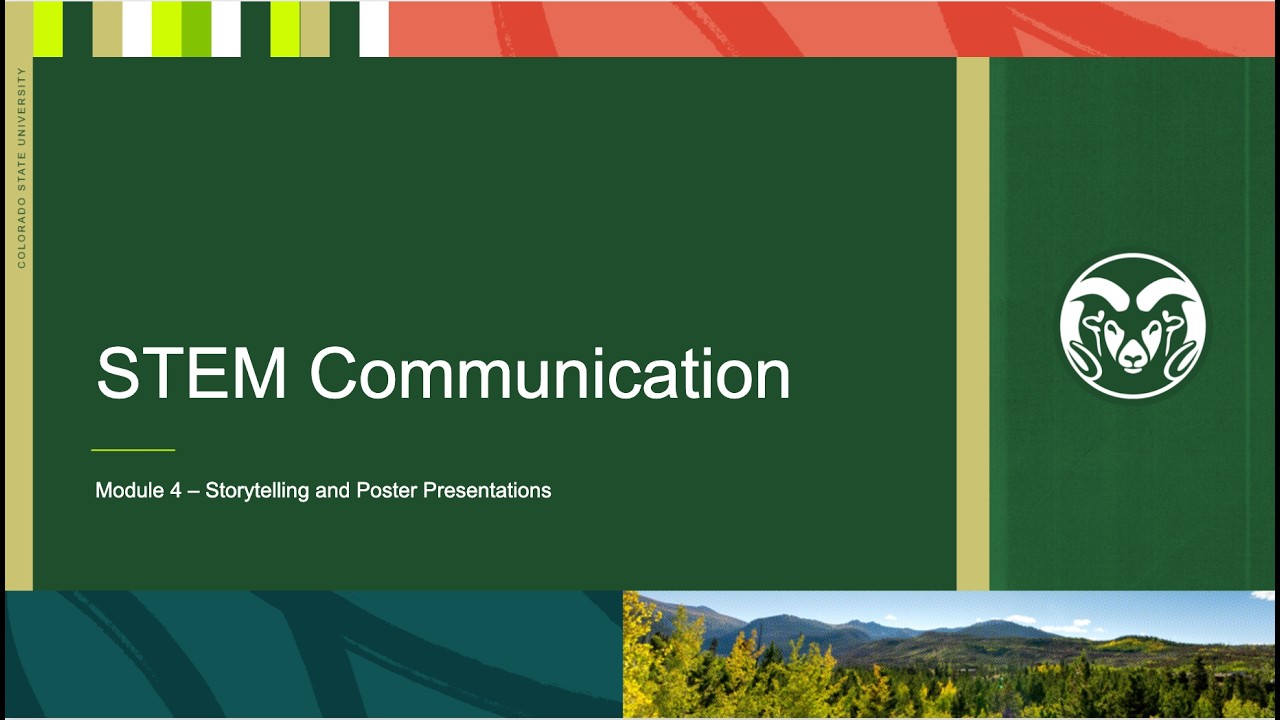 STEM Communication - Module 4 Poster Presentations