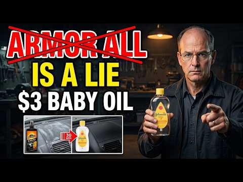 $3 Baby Oil DESTROYS Armor All FOREVER  Detailers PRAY You Never See This