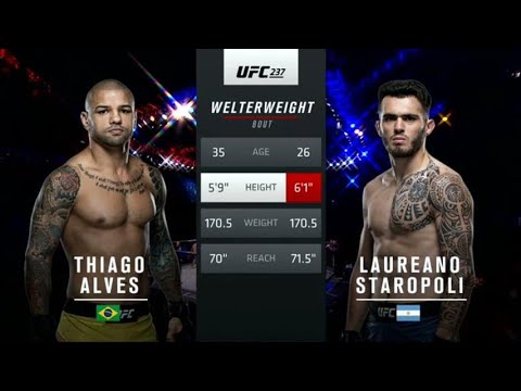 Thiago Alves vs Laureano Staropoli