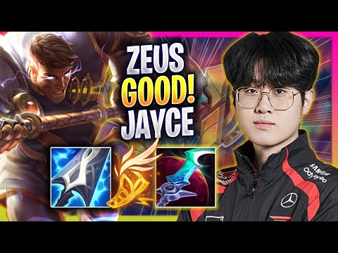 ZEUS IS SO GOOD WITH JAYCE! - T1 Zeus Plays Jayce TOP vs Sion! | Season 2024