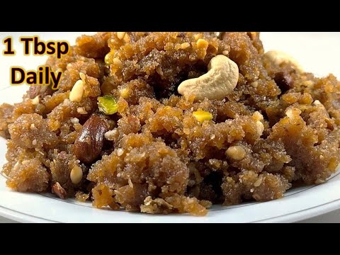 Just eat 1 Tbsp Daily Get Sharp Mind, Strong Bones & Diseases Will Stay Far Away - Gond Ka Halwa