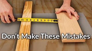 The Most Common Beginning Woodworker Mistakes and How to Avoid Them