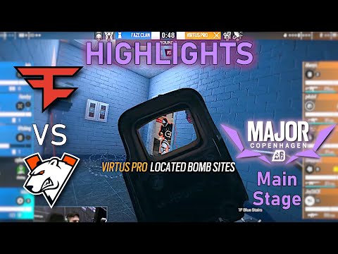 WINNER TO FINALS! Virtus Pro vs FaZe - HIGHLIGHTS - Main Stage - Copenhagen Major 2023 - R6 Esport