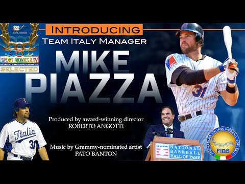 Introducing Team Italy Manager Mike Piazza ~ Official Trailer