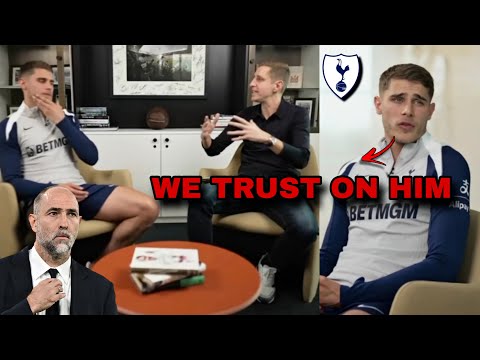 Unbelievable statements in The first interview for van de Ven under the new Tottenham manager
