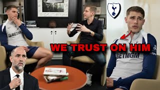 Download lagu Unbelievable statements in The first interview for van de Ven under the new Tottenham manager mp3