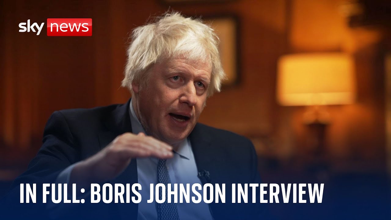 In full: From Brexit to partygate - Boris Johnson sits down with Sky News