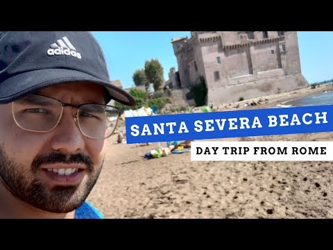 Santa Severa Beach (Day trip from Rome) | TRAVEL VLOG #29