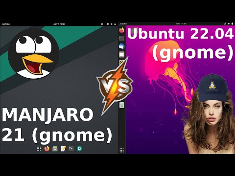 Manjaro 21 vs Ubuntu 22.04 LTS