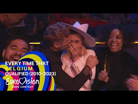 Every time that Belgium qualified at Eurovision Song Contest (2010-2023) | NL commentary
