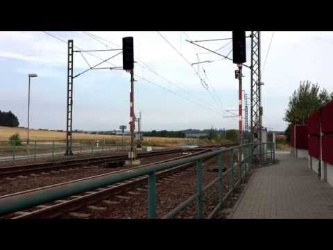 Tři vlaky ve Vranově u Stříbra (15.8. 2015)