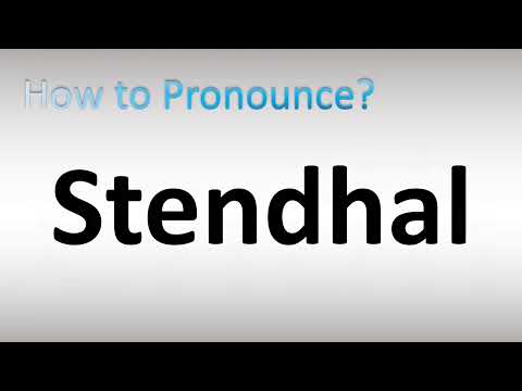 How to Pronounce Stendhal