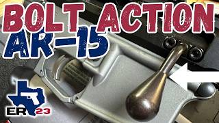 What is a Bolt Action AR-15!  This one is .338 ARC.