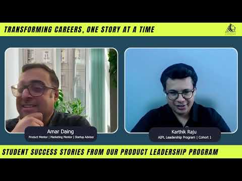 How Karthik Raju Transitioned to Product Management ... - YouTube