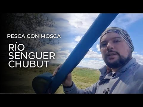 RIO SENGUER. SARMIENTO, CHUBUT. PESCA CON MOSCA. TRUCHAS ARCOIRIS