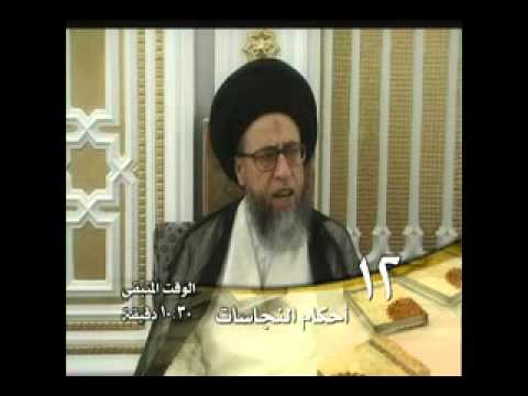 ⁣كتاب الطهارة أحكام النجاسات والمطهرات  -  12 - صباح شبر