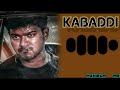 Gilli Bgm _ Gilli Kabaddi Song / Gilli Kabaddi Ringtone // Kabaddi Kabaddi Song Bgm | Gilli Movie