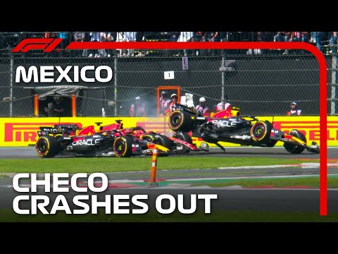 クラッシュ映像 F1 第20戦メキシコGP（メキシコシティ）決勝レース動画