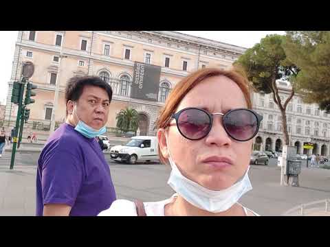 WALKING AROUND THE TERMINI...           TERMINAL BUS IN ROME ITALY